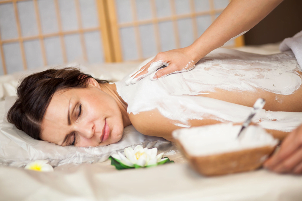 salonda yosun peeling